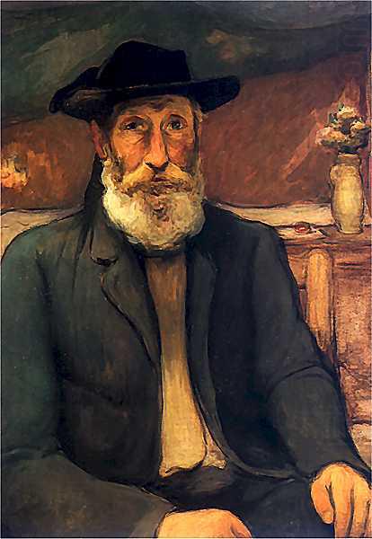 Self-portrait in Bretonian hat, Wladyslaw slewinski